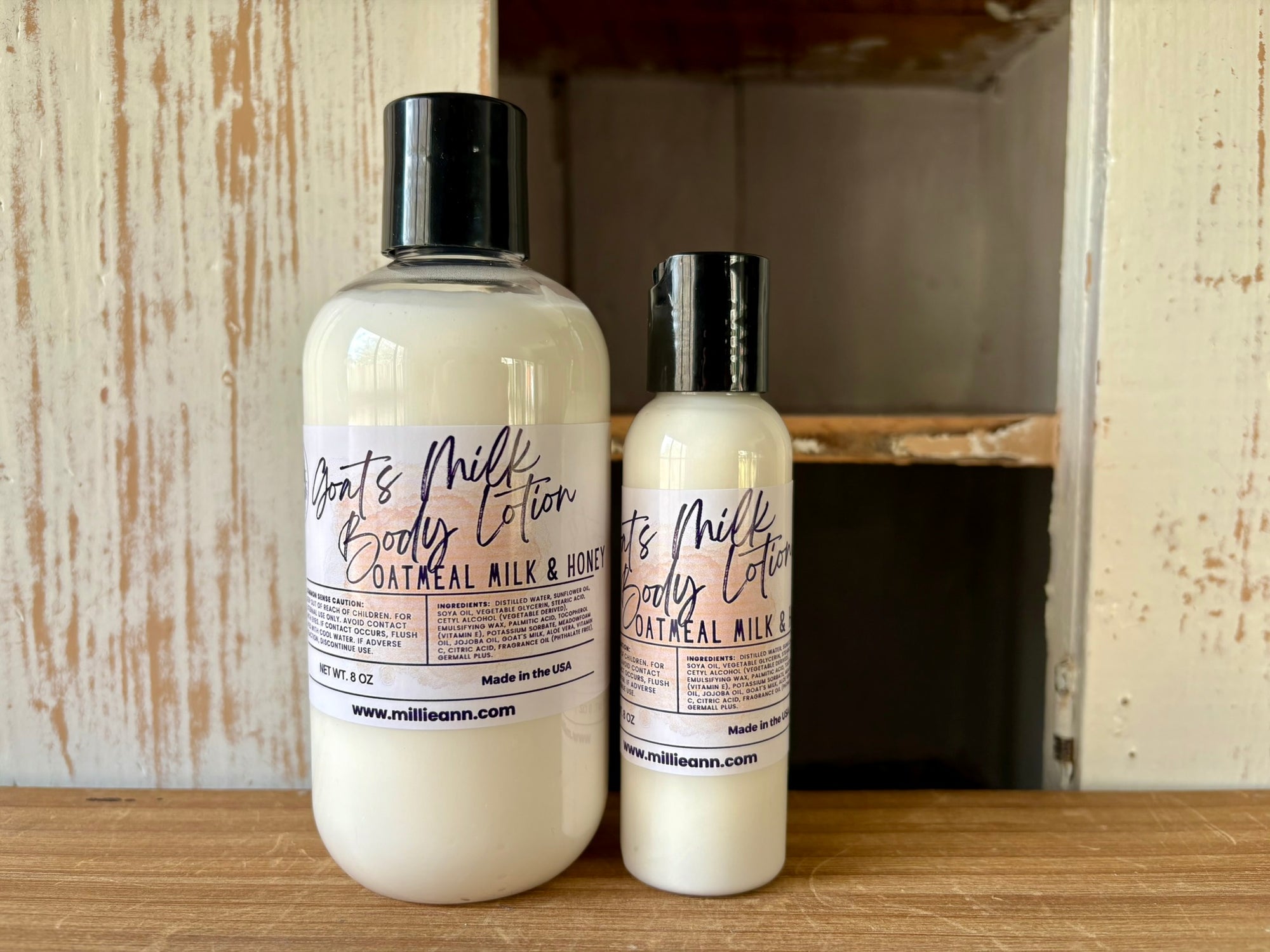 Goat's Milk Body Lotion - Oatmeal, Milk & Honey